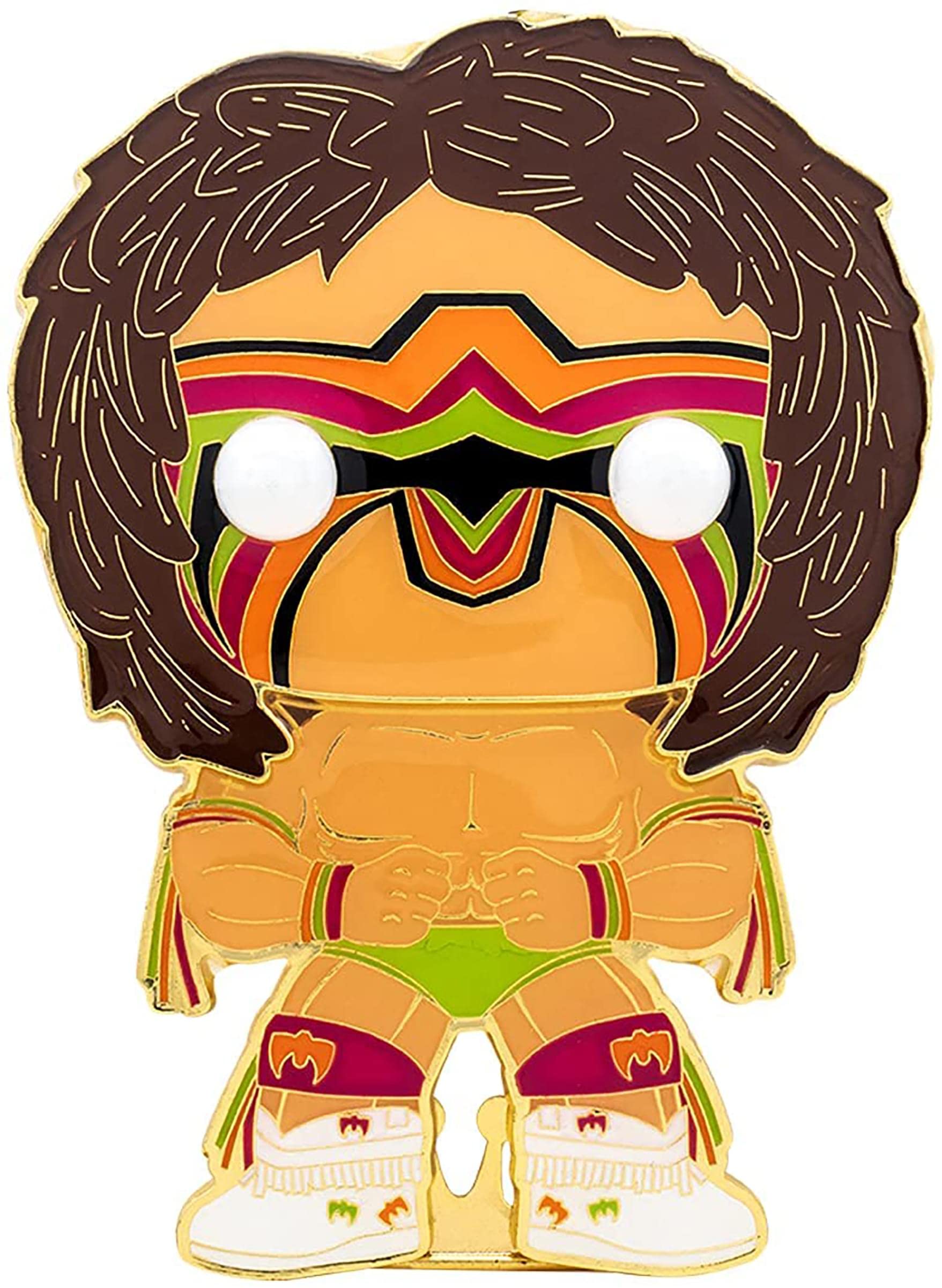 Amazon.com: Funko POP Pins: WWE - The Ultimate Warrior, Multicolor