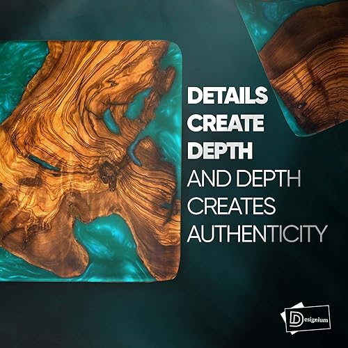 Miniatura 3 de Tabla de queso hecha a mano de madera de olivo con resina, tablas de embutidos y bandeja para servir, tabla de servir epoxi de madera, tabla