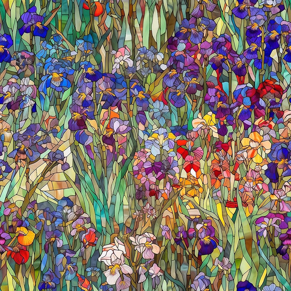 18"x236" Colorful Abstract Wildflower Glazed Floral Peel and Stick Self Adhesive Wallpaper Removable Contact Paper Stick on Easy Peel Off Wall Paper for Kitchen Bedroom Bathroom Renter