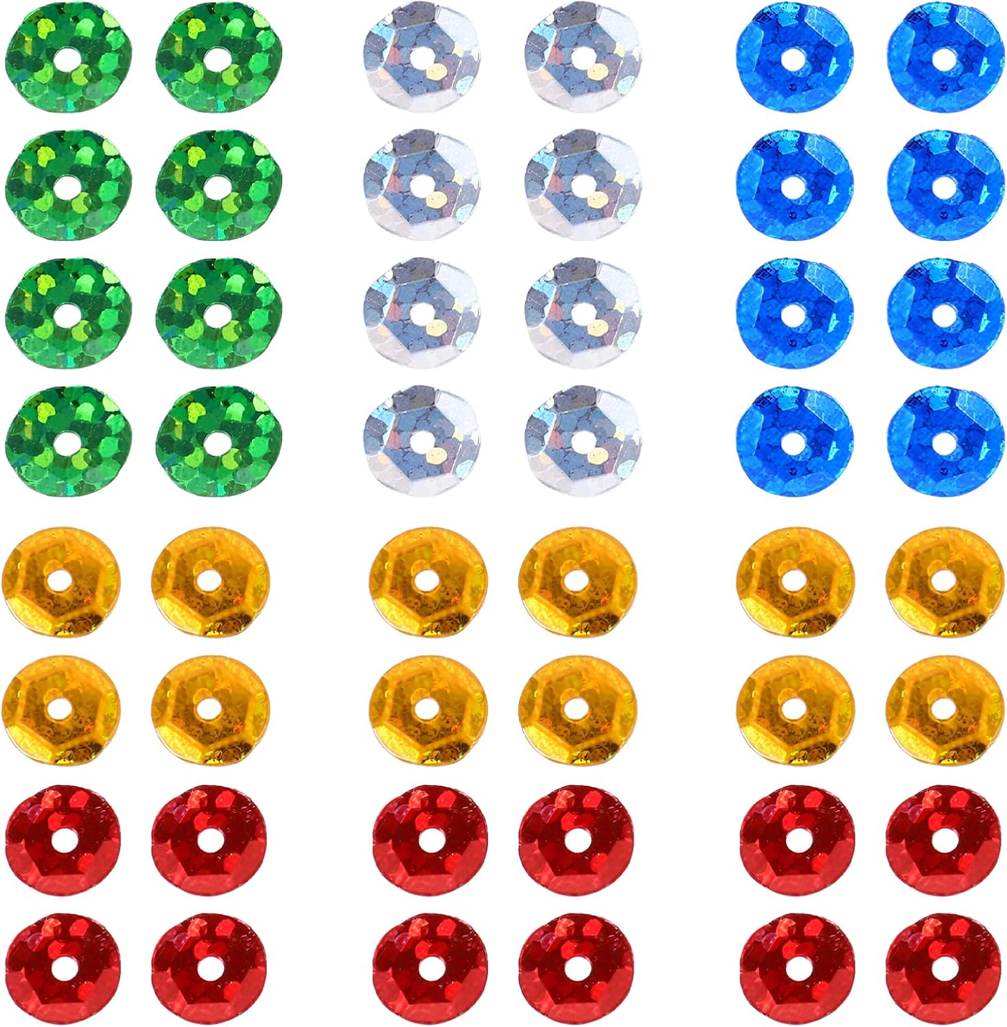 1pack DIY Sequins for Handmade Clothing and Jewelry of Decorative Flat Sequins for Crafts Accessories and Embellishments