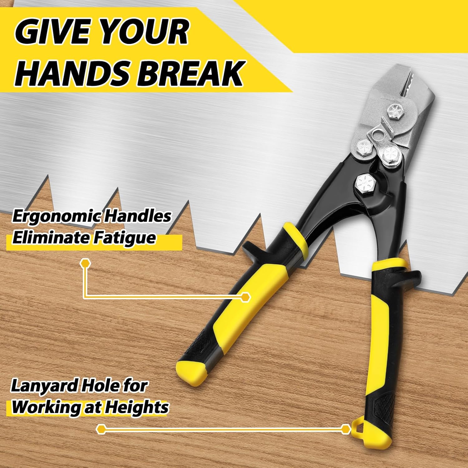 Sheet Metal Hand Notcher Sheet Metal V Notcher Tools Cuts 30 Degree V Notch Ductwork Notching Tool Tubing HVAC Tool for Ductwork Vinyl Siding and Seam Roofing