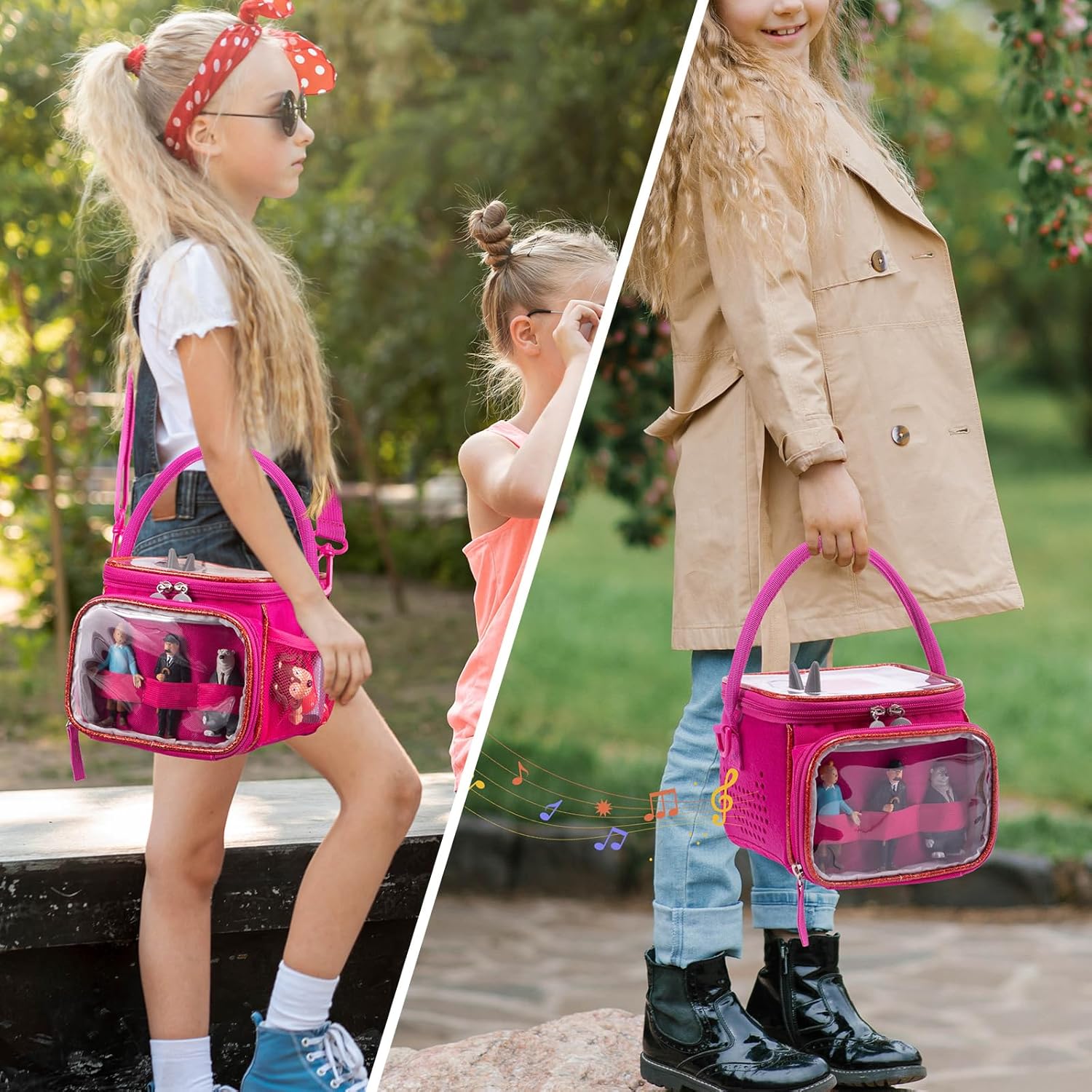 SFYBYHEART Carrying Case Compatible with Toniebox Characters, Figures, Portable Bag for Audio Player Starter Set, Storage Travel Case for Tonie Box Starter Set - Image 5