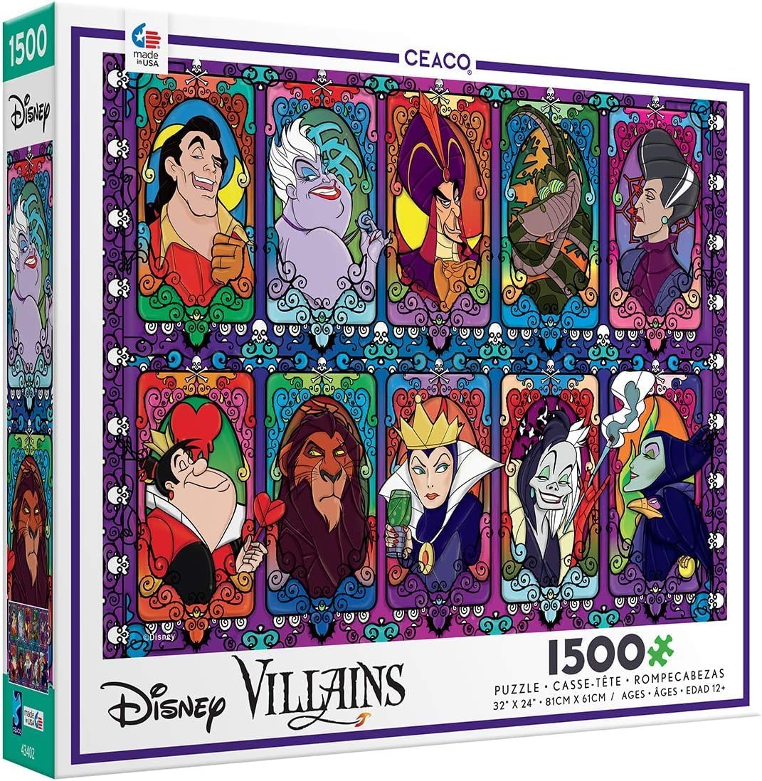 Ceaco - Disney - Villains 2 - 1500 Piece Jigsaw Puzzle