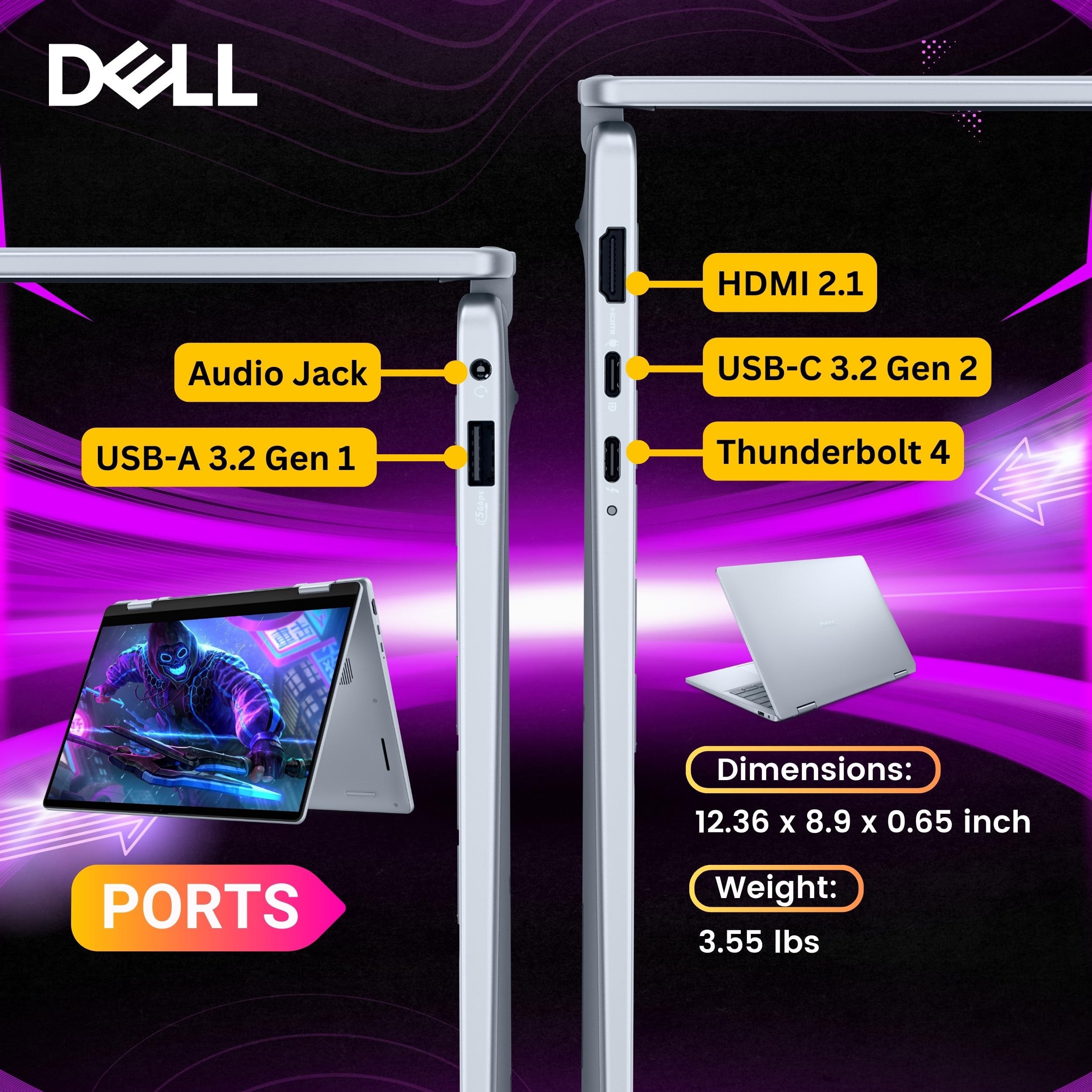 Amazon.in: Buy Dell 14 Plus 2-in-1 AI Laptop, 14
