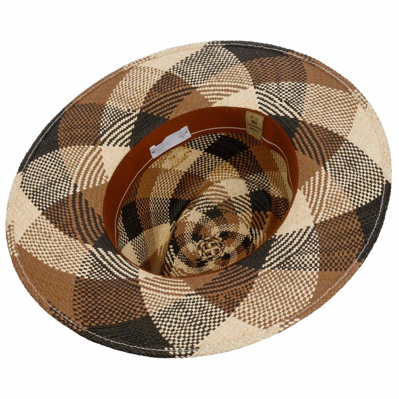 SOMBREROSHOP Big Brim Sombrero Fedora de Paja de Panama ala Ancha Hombre Primavera Verano