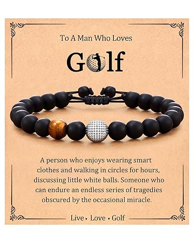 Baseball/Soccer/Basketball/Hockey/Golf/Football Bracelet Gifts for Boys Men