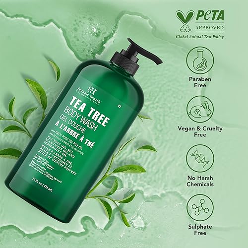 Miniatura 4 de BOTANIC HEARTH Gel de gel corporal para árbol de té ayuda con las uñas los pies de los atletas las tiñas la picazón el acné el eccema y el olor