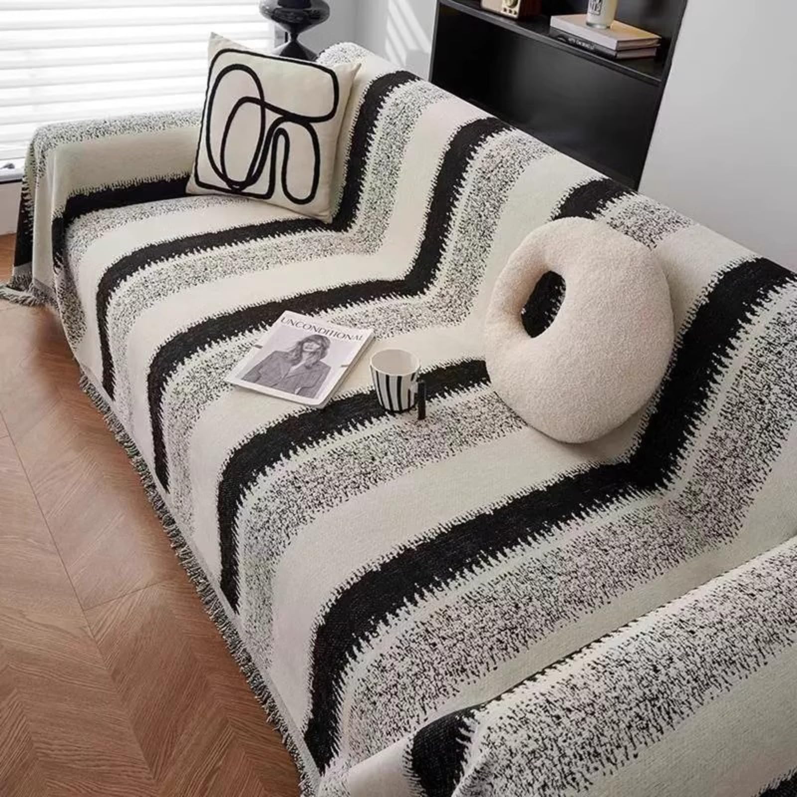 Copertura del Divano Copertura del Divano per Il Divano Slipcover con Nappa per la Maggior Parte della Forma Soft Thicken Sofa Furniture Protector per la Copertura del Divano sezionale