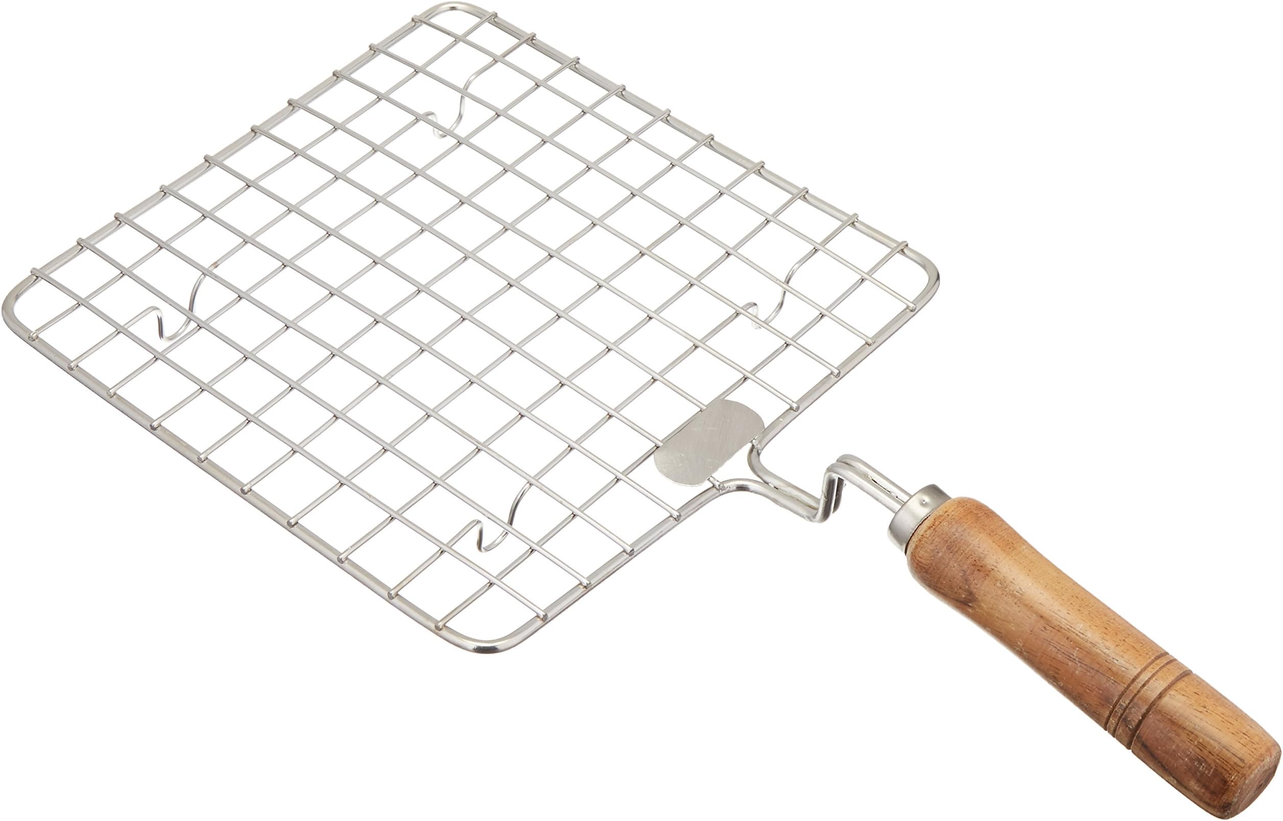 TABAKH Stainless Steel Wire Roaster, Papad Jali, Square