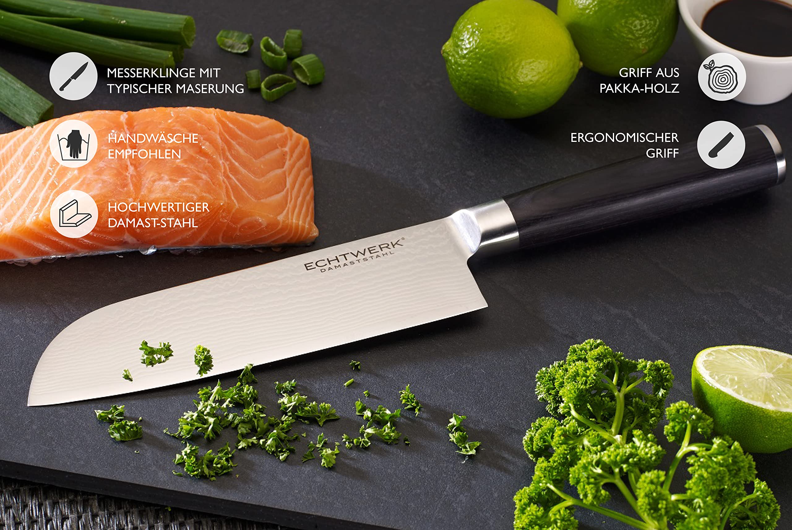 ECHTWERK EW-DM-0360 Cuchillo, Stainless Steel