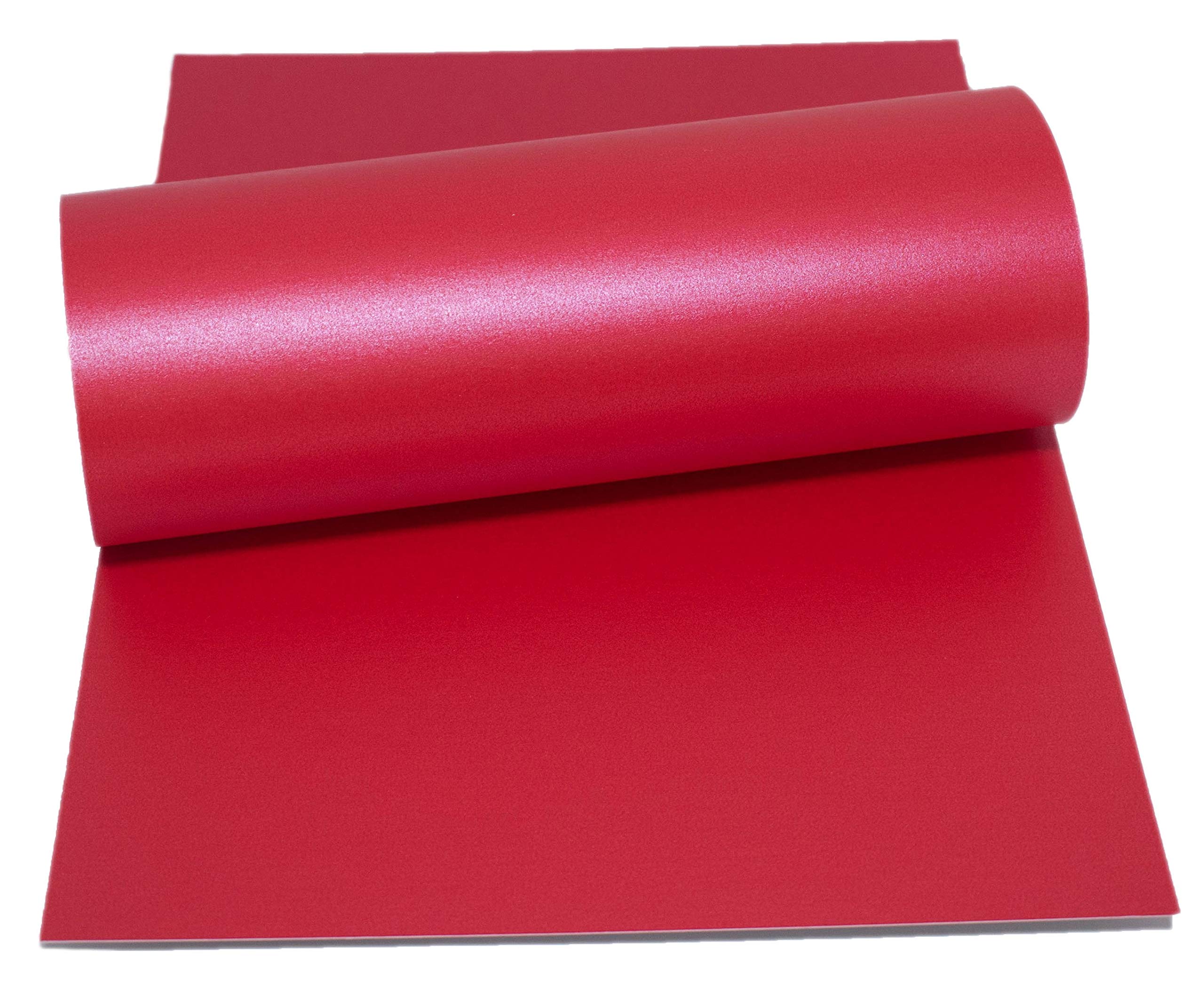 Mufira Pearlescent 300gsm Double Sided A4 Card 10 Pack Perfect for Art & Crafts & Card Making (Xmas Red)