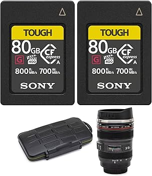 Amazon.com: Sony 80GB CFexpress Type A Tough Series (2-Pack