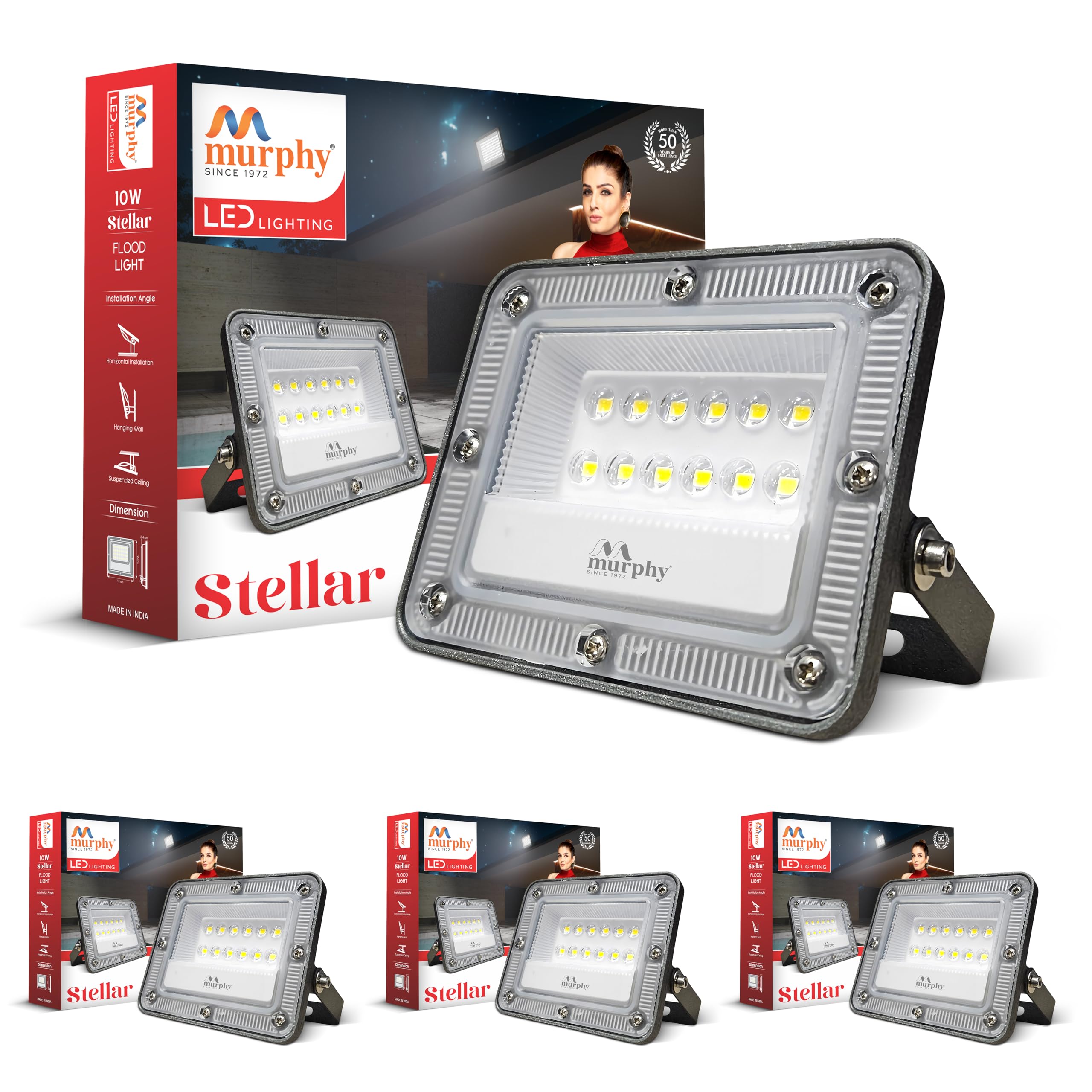 Murphy Stellar LED Flood Light - 200W, Waterproof -16