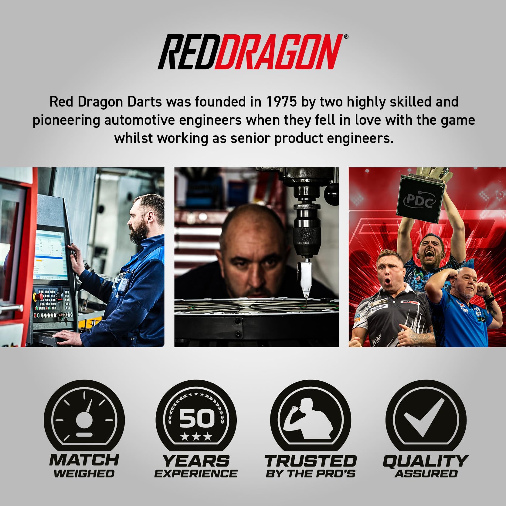 RED DRAGON Darts – Giocatore Professionista - Gian Van Veen Tour Edition Serie - 90% Tungsteno Punta in Acciaio Set di Freccette con voli e aste per Freccette - Disponibile in Punta Morbida e Acciaio