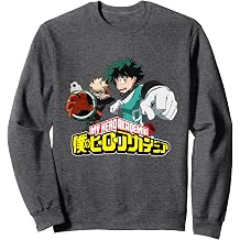 My Hero Academia Bakugo and Midoriya Fight Pose Anime Sweatshirt