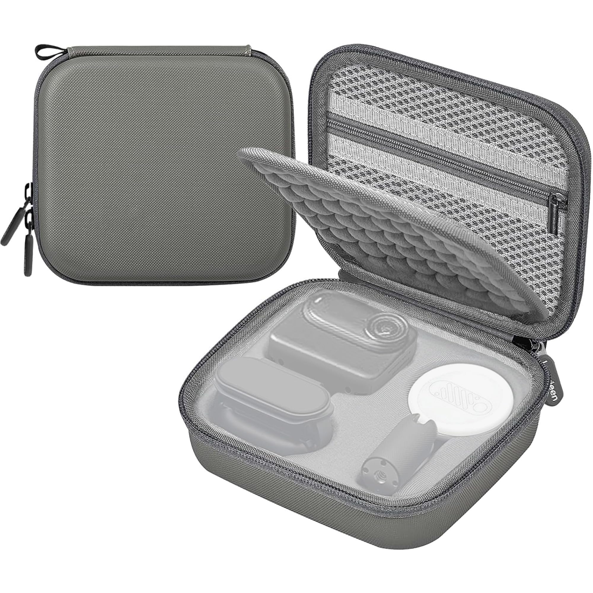 Leayjeen Custodia per Insta360 GO 3, Borsa da Viaggio per Action Camera Accessori per Insta360 GO 3, Accessori per Borse Protettive Perfetti per Sport e Attività All'Aria Aperta(Solo Custodia) Grigio