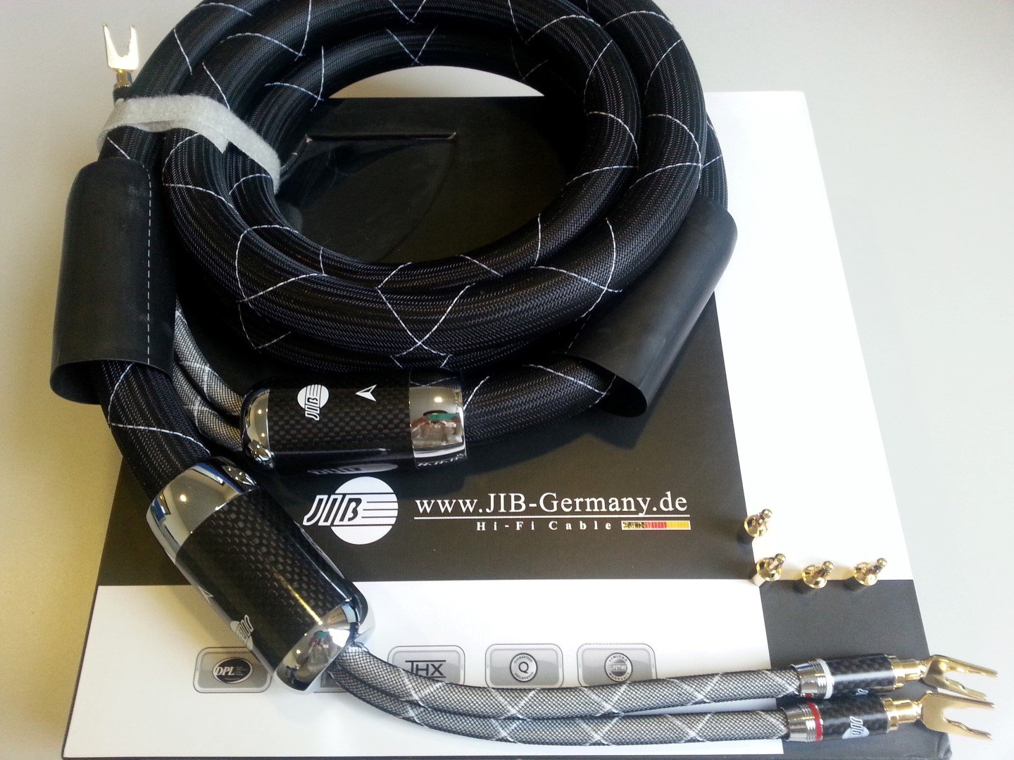 Fiocco SB005B Cryon High End Speaker via cavo, 25 mm / connettori piatti 2.5M