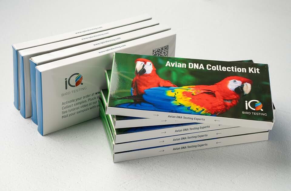 Bird DNA Gender Test Kit – Accurate Avian Sexing Using Feather or Blood – Includes 1 Prepaid Test – Easy Sample Collection – Trusted Lab Service Based in Florida