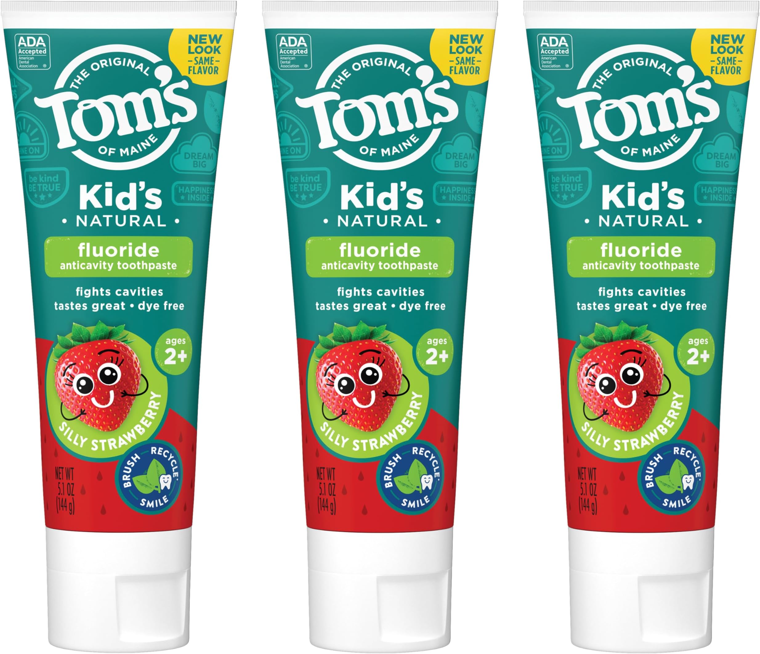 Tom's of Maine ADA Approved Fluoride Children's Toothpaste