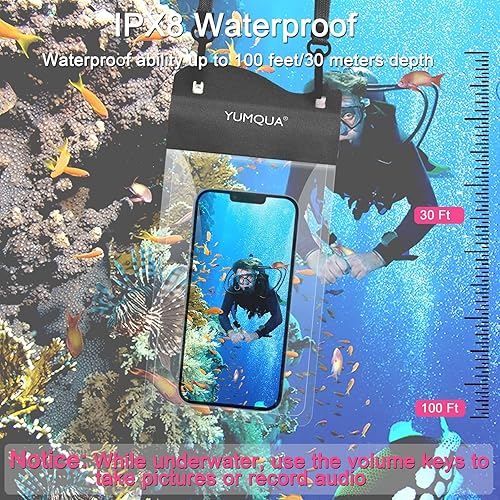 Miniatura 7 de YUMQUA Paquete de bolsa seca impermeable de 10 litros con 2 bolsas grandes impermeables para teléfono