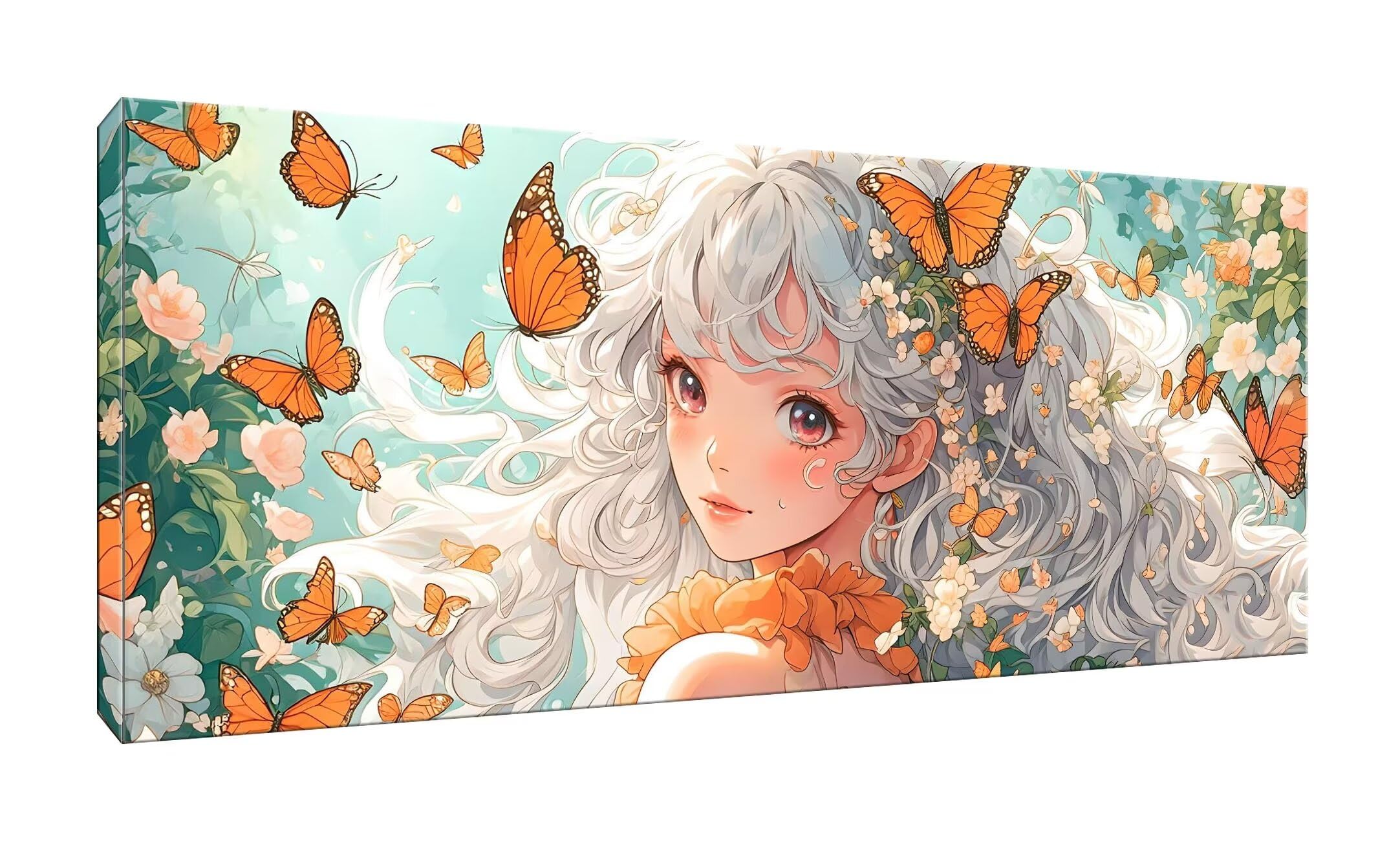 5D DIY Diamond Painting Kit Completo, Bella ragazza Diamantini Strass Ricamo a Punto per Adulti Bambini Decorazione Casa, Kit per Pittura Diamante Mosaico Fai Da Te, per Decorazioni Casa 60x150cm S250