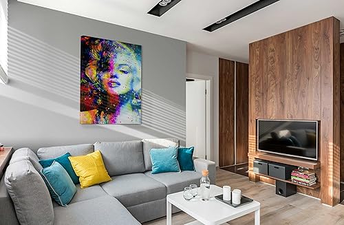 Miniatura 2 de Marilyn Monroe - Lienzo decorativo para pared y póster, decoración de pared moderna, decoración de habitación de maquillaje femenino, arte de pared