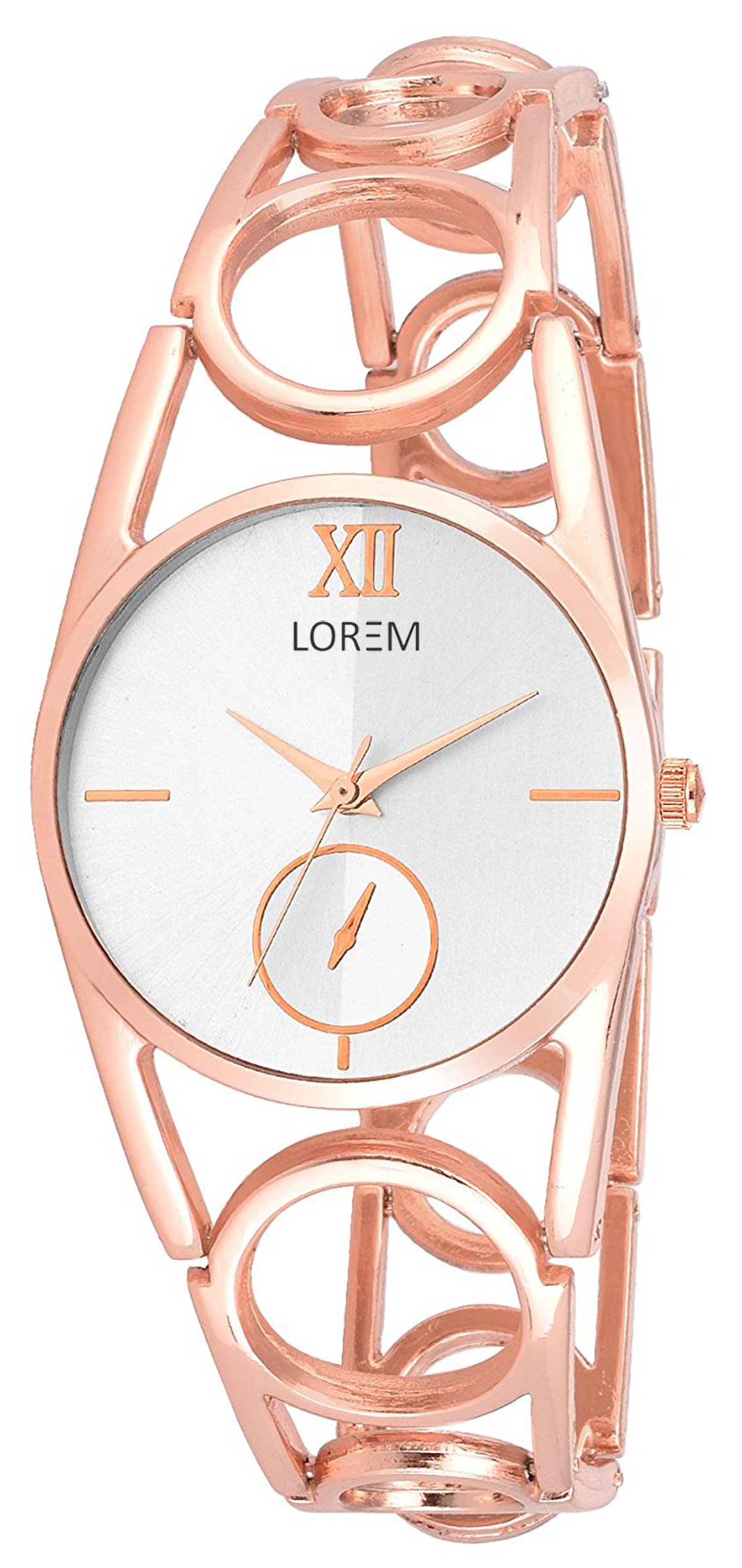 LOREM Silver Roman Analog Watch for Women LR213-MC (B0CCF1CJD3) Amazon Price History, Amazon Price Tracker