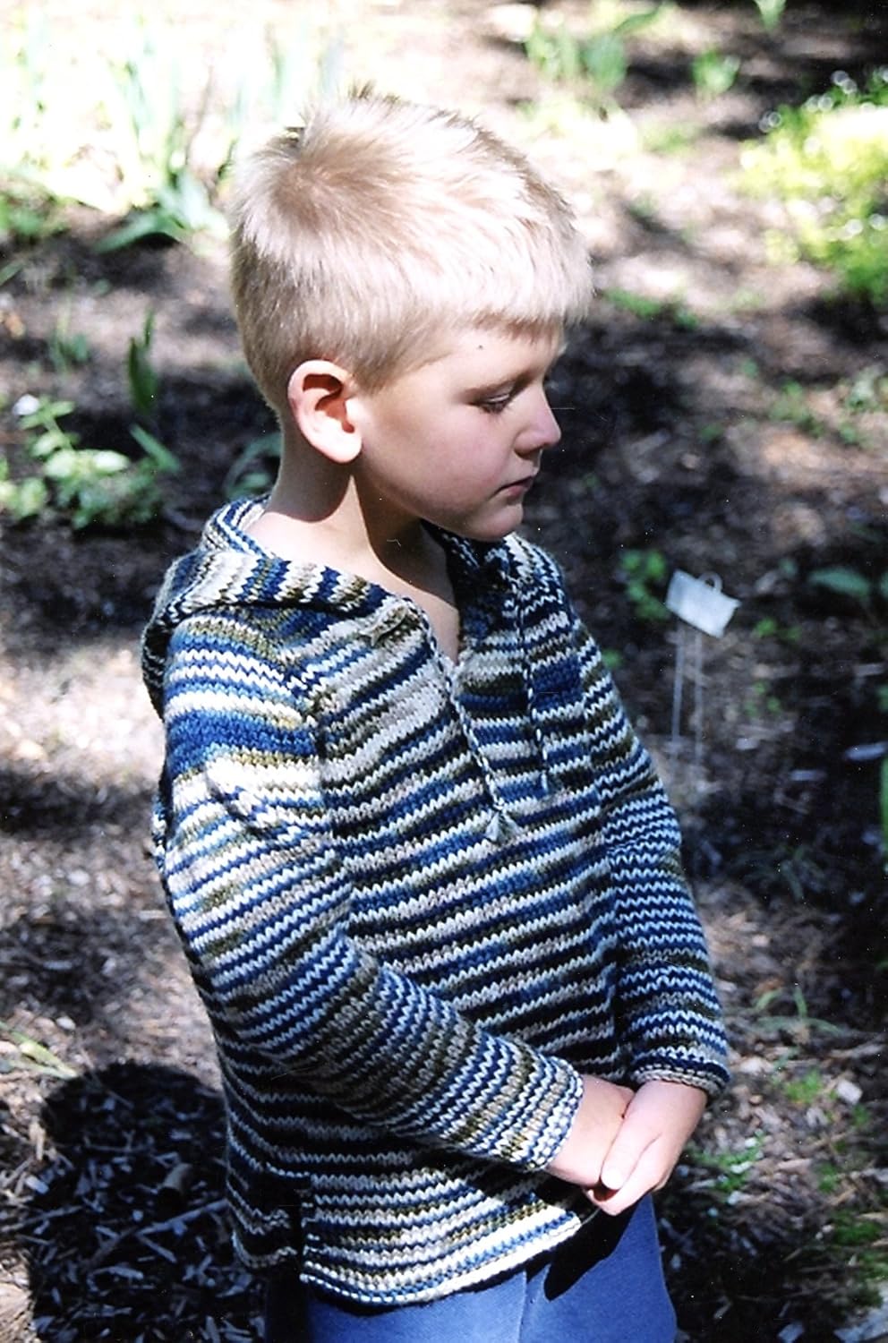 Knitting Pure & Simple Knitting Pattern #232 Hoodie Children's Tunic to Knit for 2-12 years