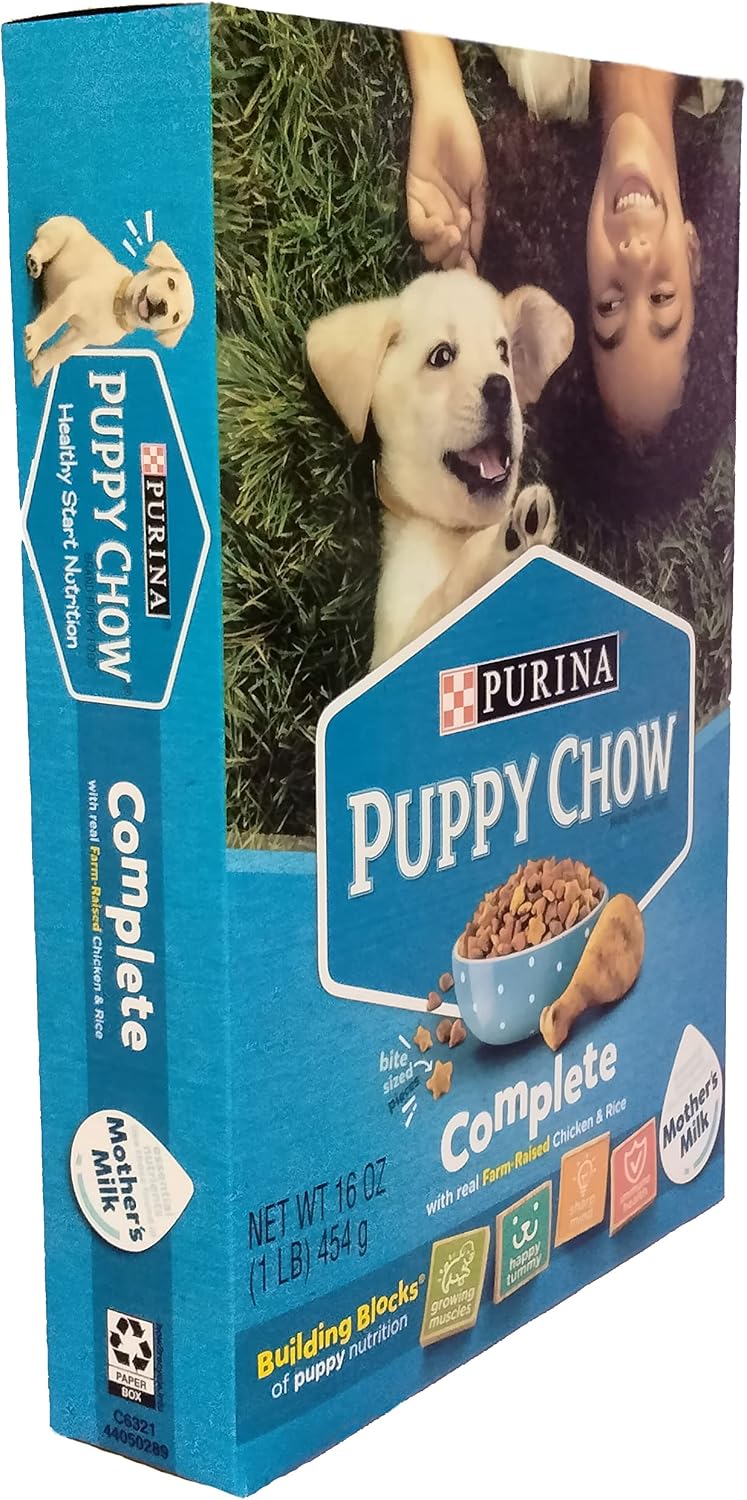 Puppy Chow Complete Nutritious Meals for Healthy Beginners 16 oz (2 Pack)