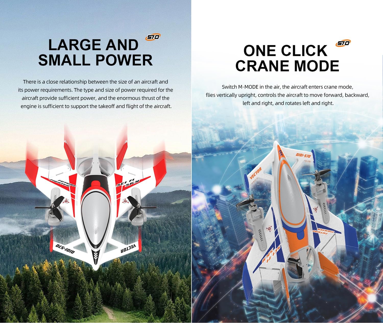 Amazon.com: WANZRXX RC Airplane for Adult VTOL Brushless Remote