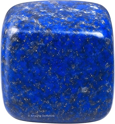 Miniatura 1 de Piedras de cristal de lapislázuli pulidas piedras preciosas naturales para curación cristales de bricolaje para protección 1 oz