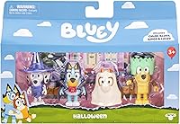 Vista 11 de Bluey Toys - Paquete de 4 figuras exclusivas de Chilli, Bingo, Bandit Beach de 2.5-3 pulgadas, figuras posables con bolsa, juguete de playa al aire