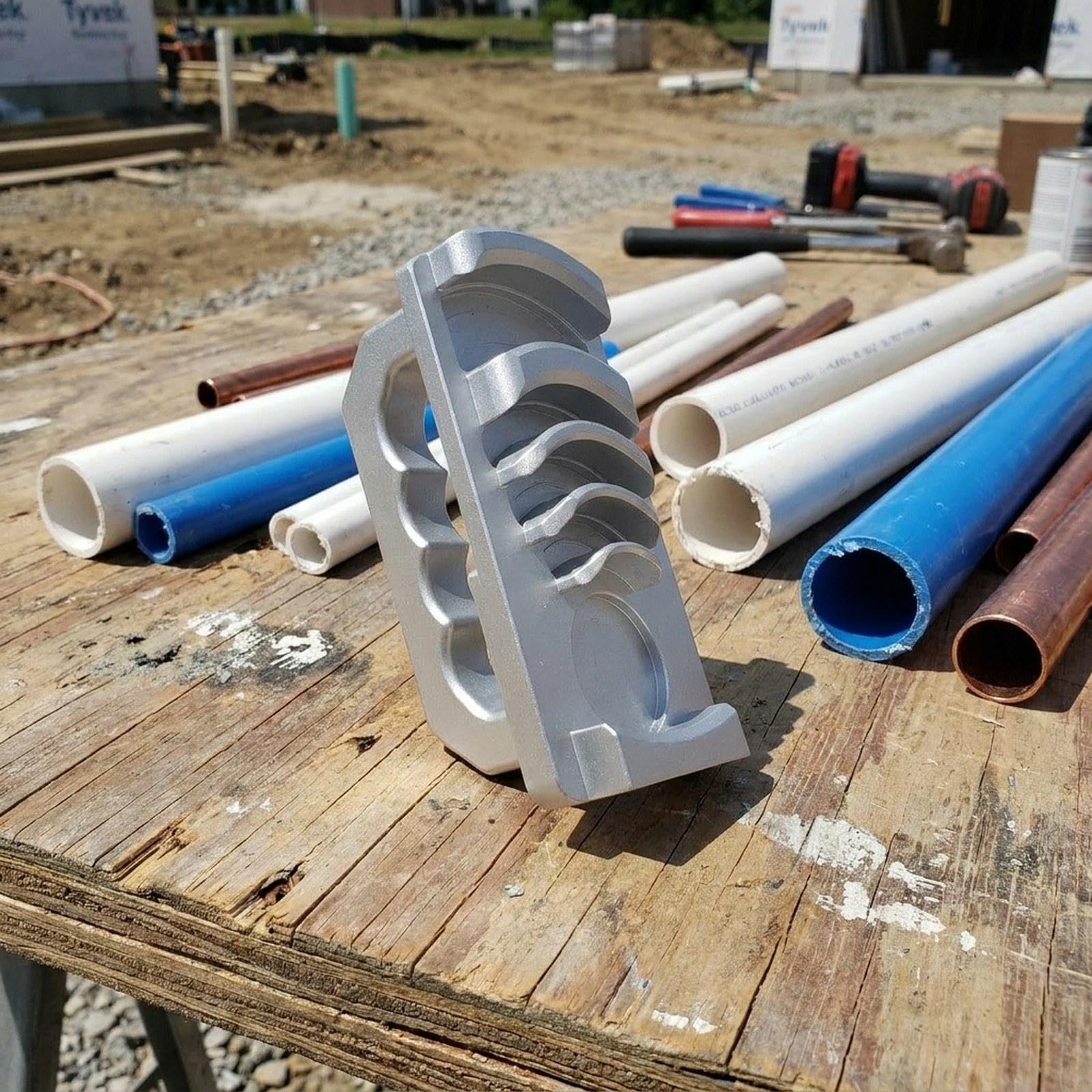 PVC-Anfaswerkzeug mit Griff, PVC-Entgratwerkzeug, Rohraufweiter für PP-Schläuche, Rohre, Heimwerkerbedarf, Sanitärinstallationen, CPVC, Silber