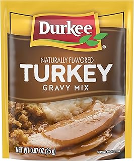 Durkee Turkey Gravy Mix, 0.875 Ounce Packets (Pack of 12)