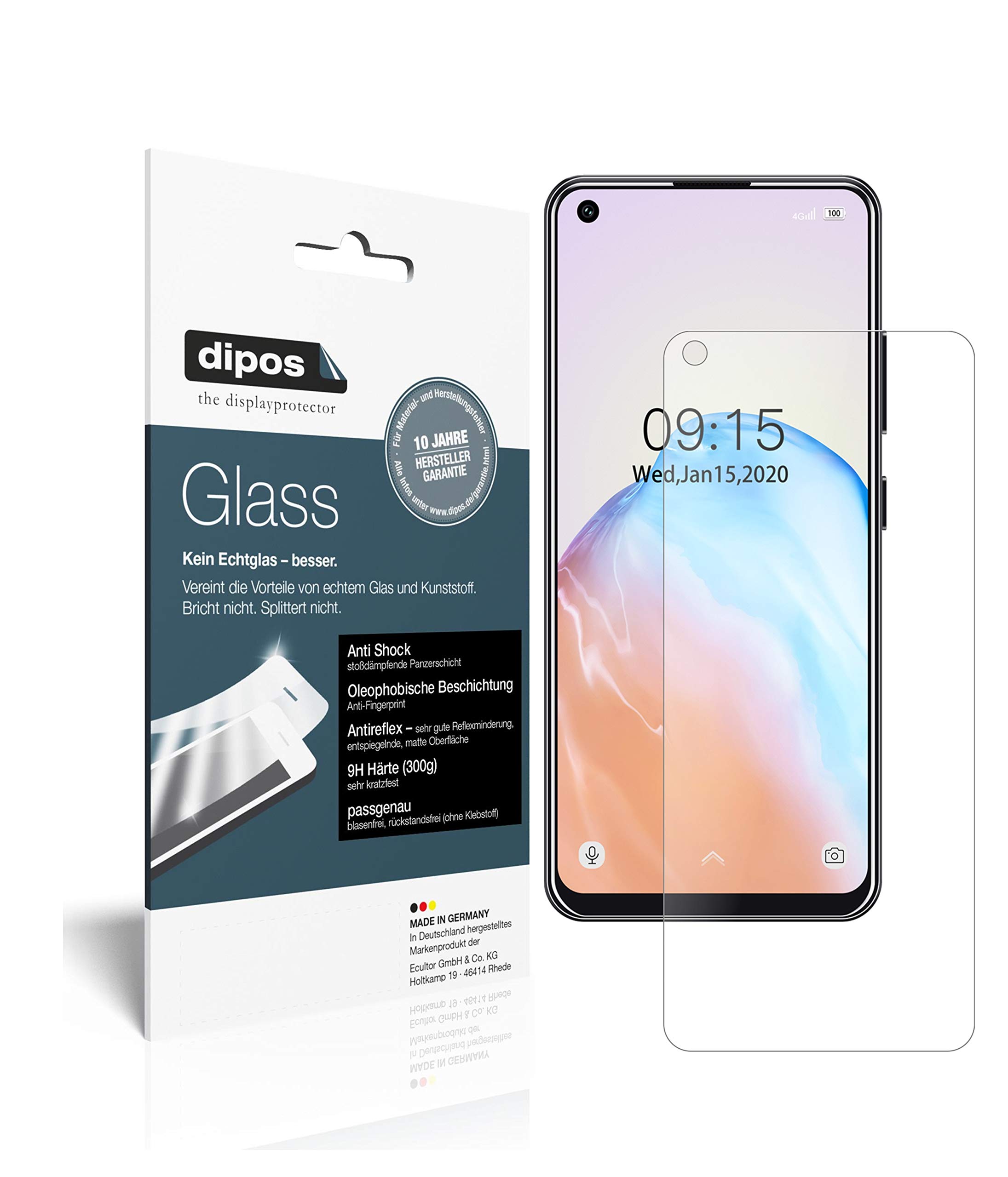 dipos I 2X Pellicola Protettiva Opaco Compatibile con Oukitel