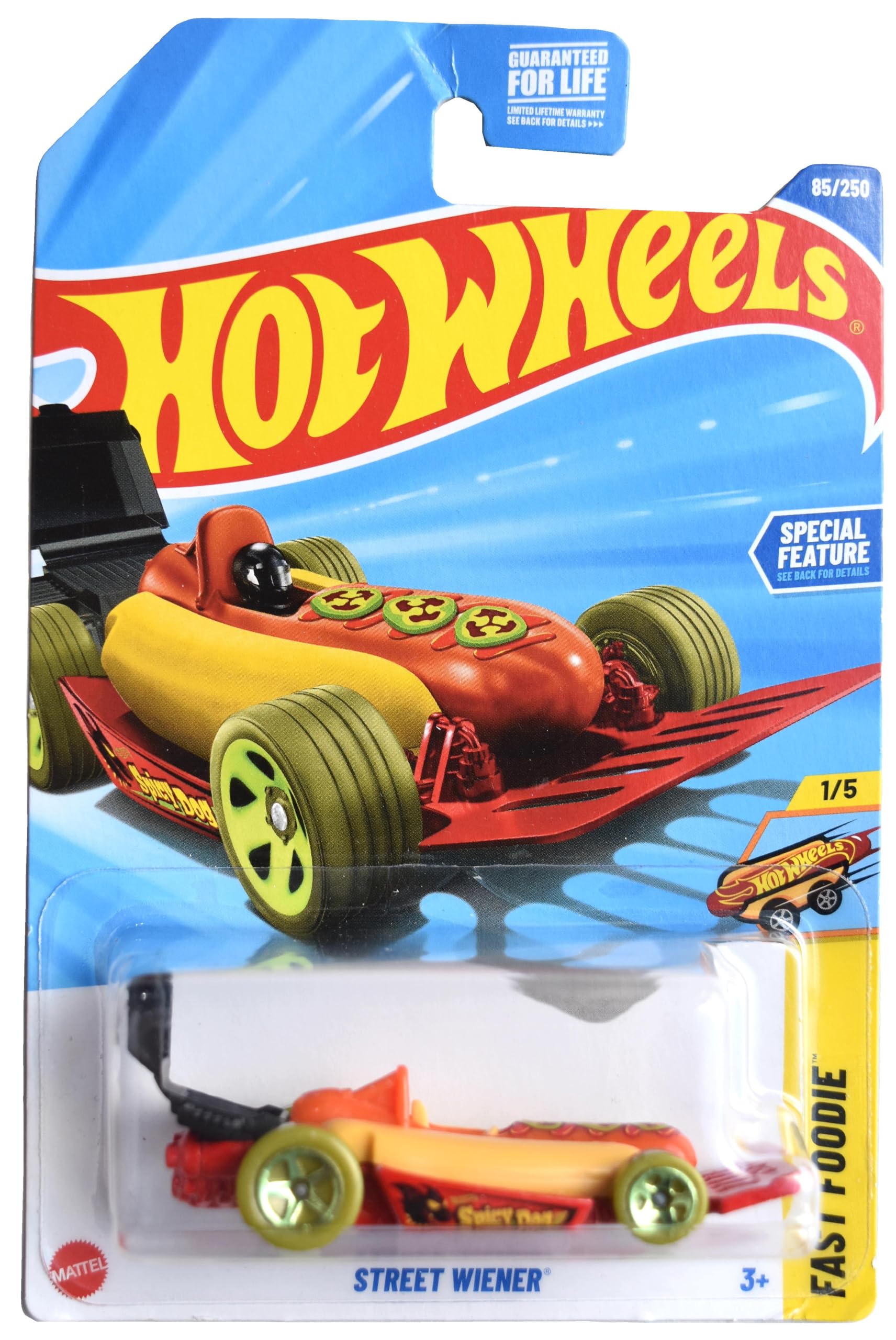 Amazon.com: Hot Wheels Street Wiener, Fast Foodie 1/5 [Spicy Dog