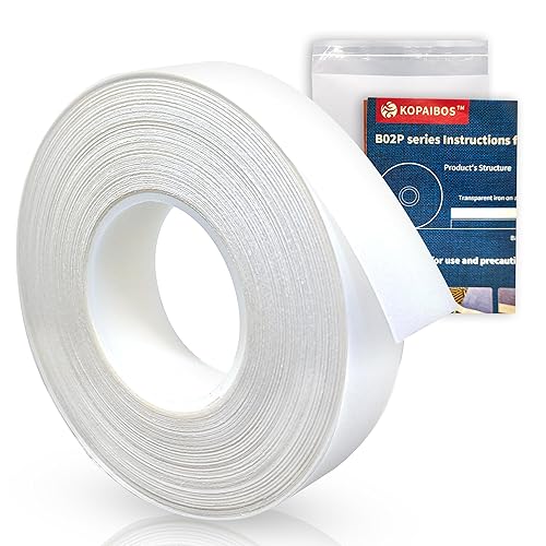 Cinta adhesiva de doble cara para planchar con respaldo, fácil de planchar, lavable, fusible, sin costura para tela (Ligera, 1 pulgada 54 yardas)