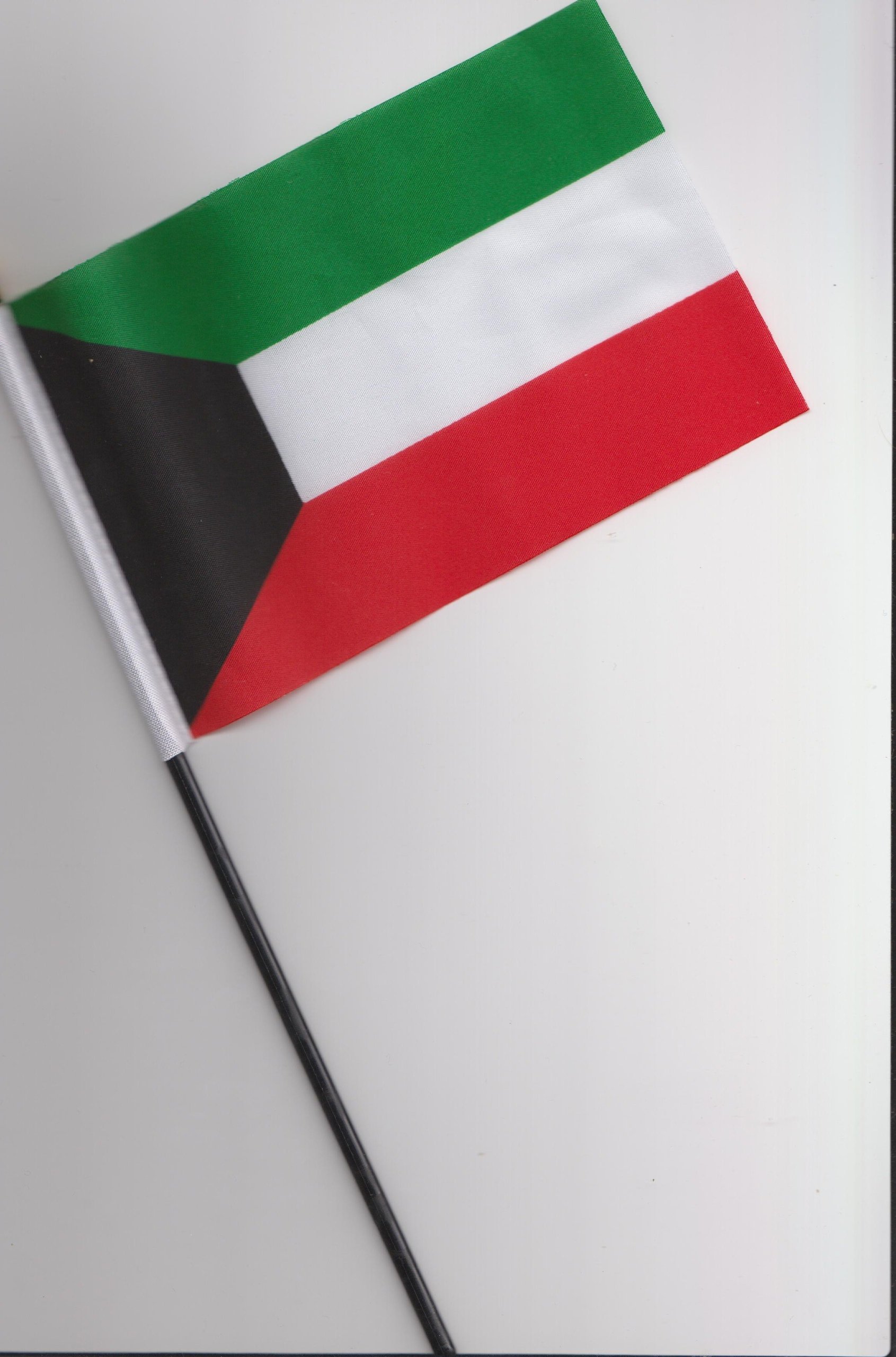Kuwait Hand Flag 25cm