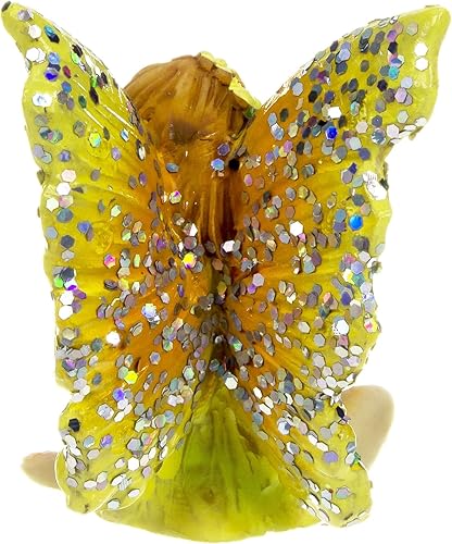 Miniatura 3 de Darice Paquete de 3 mini figuras de hadas meditantes de resina surtidas de 1.75 x 2.25 pulgadas