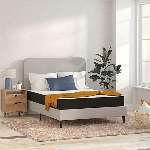 Miniatura 12 de Flash Furniture Capri Comfort Sleep - Colchón híbrido de resortes interiores y espuma de 6 pulgadas en una caja, colchón híbrido de resortes