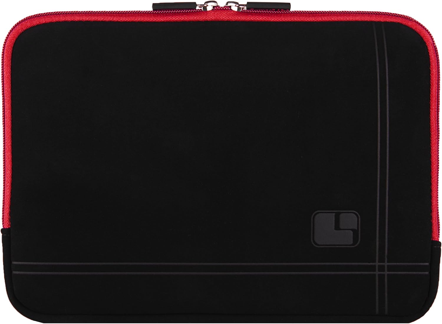 eBigValue 15 Inch Laptop Sleeve Compatible with XPS 15 - Red Trim