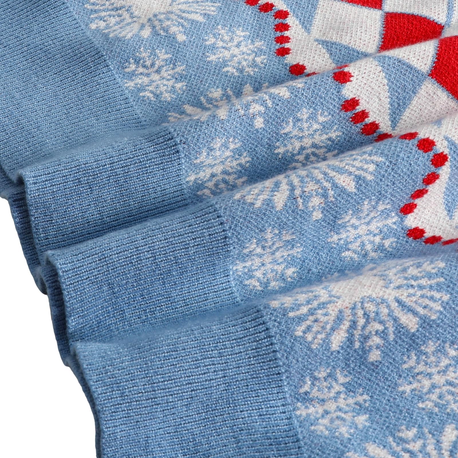 Suéter navideño para Hombre, Feo, de Punto, con Cuello Redondo y Mangas largas para Fiestas navideñas (L)