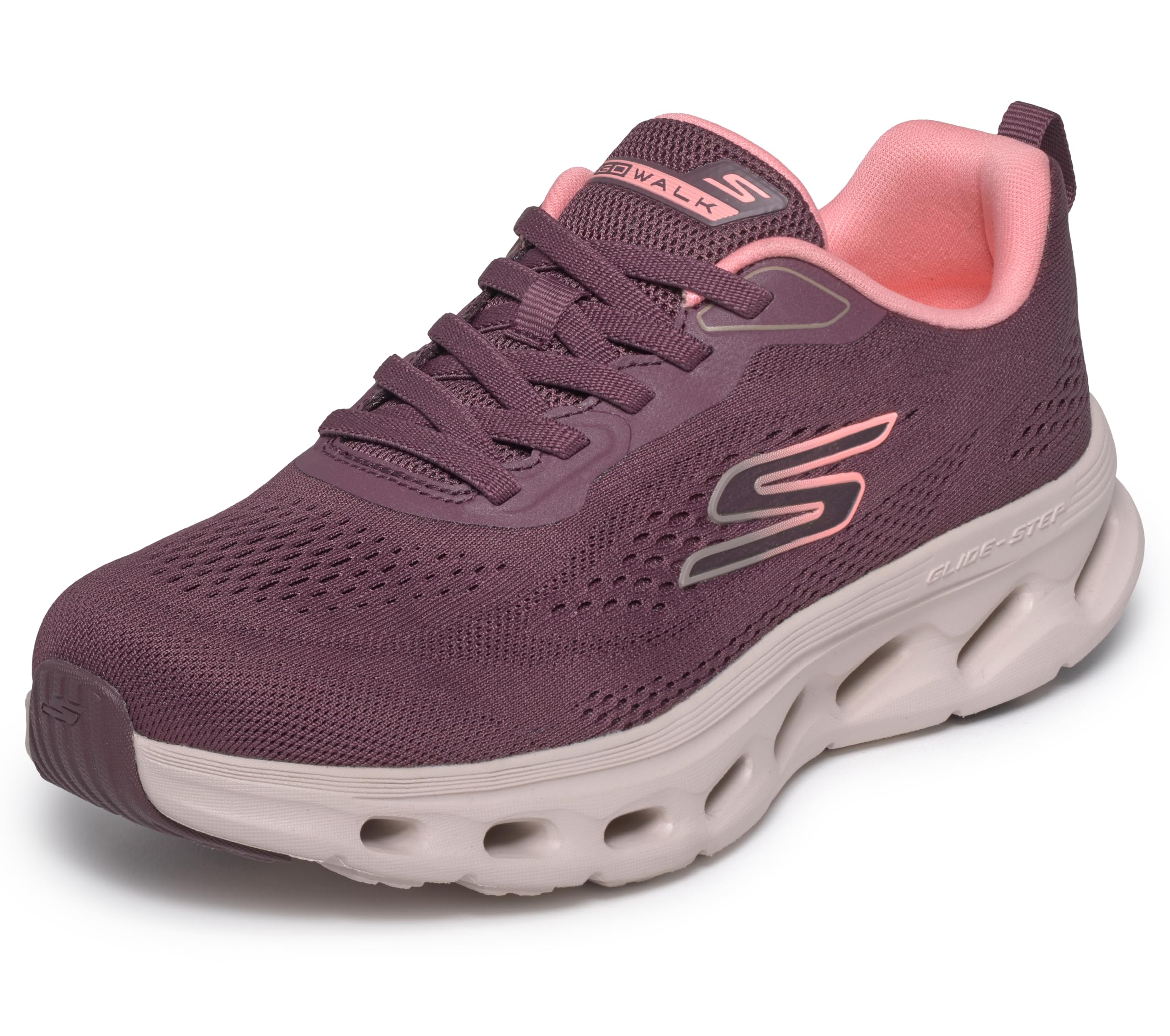 Skechers Damen Go Walk Glide-Step 2.0 KristeeSneaker | Glide-Step-Zwischensohle, luftgekühlte Goga-Mat-Einlegesohle, Ultra Go-Dämpfung, maschinenwaschbar, vegan