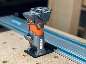 ToolCurves Guide Rail Adapter Compatible with Ridgid Trim Router