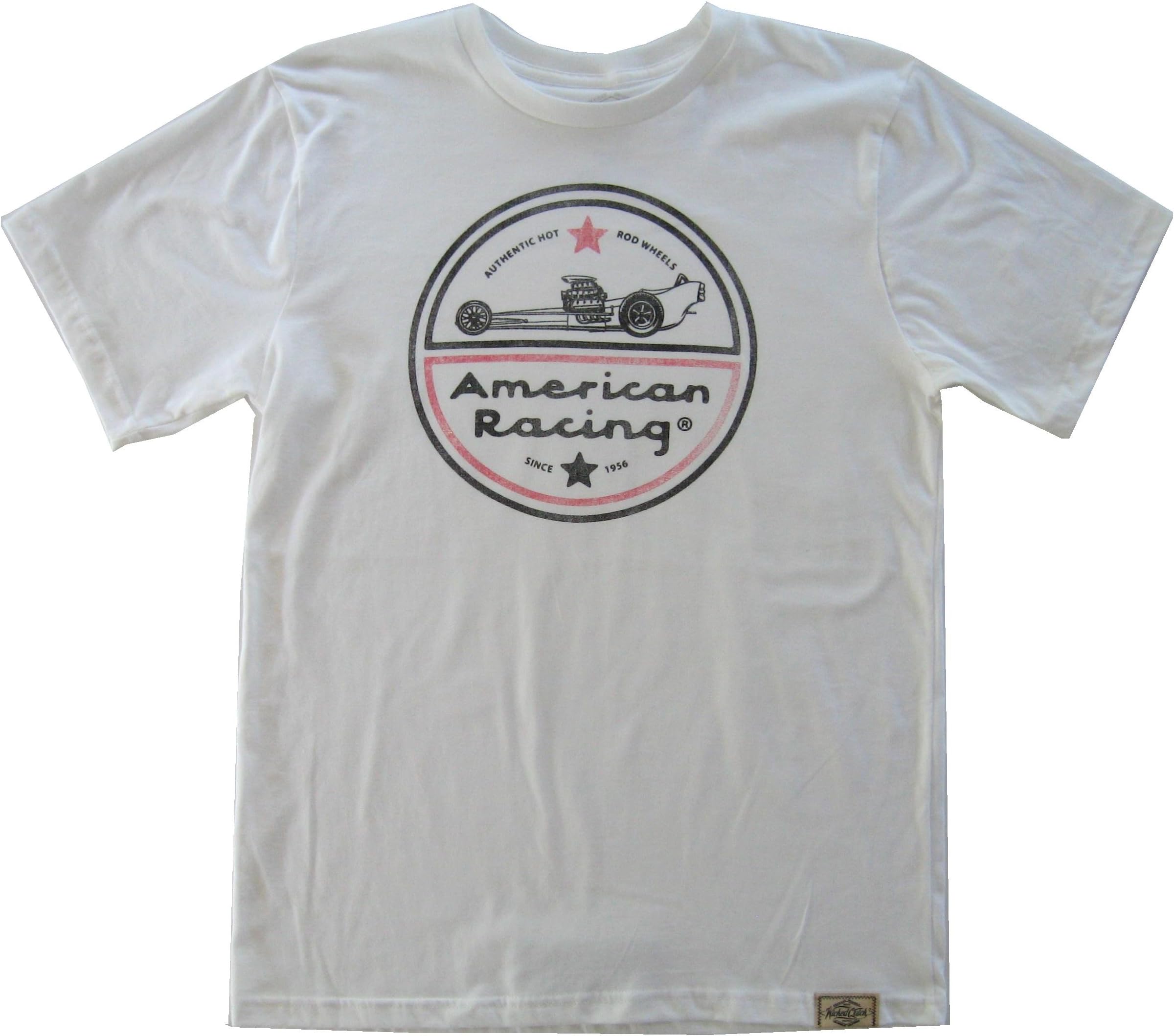 Wicked Quick American Racing Circle Dragster Tee Shirt (Color White, Size 2XL)