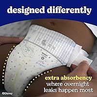 Vista 2 de Pañales Huggies Size 7 Overnites: Pañales de noche, talla 7 (41+ libras), 60 unidades, el empaque puede variar