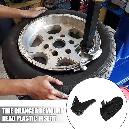 Miniatura 2 de X AUTOHAUX Juego de 6 cambiadores de neumáticos, cabezal de desmontaje de neumáticos, protector lateral de rueda para montaje Demount Duck Head