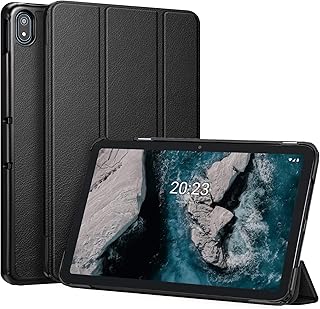 FINTIE Case Compatible with Nokia T20 Tablet (2021 Release, ModelTA-1392 TA-1394 TA-1397) 10.36-inch, Trifold Stand Lightweight Slim Shell Protective Cover with Auto Sleep/Wake, (Black)