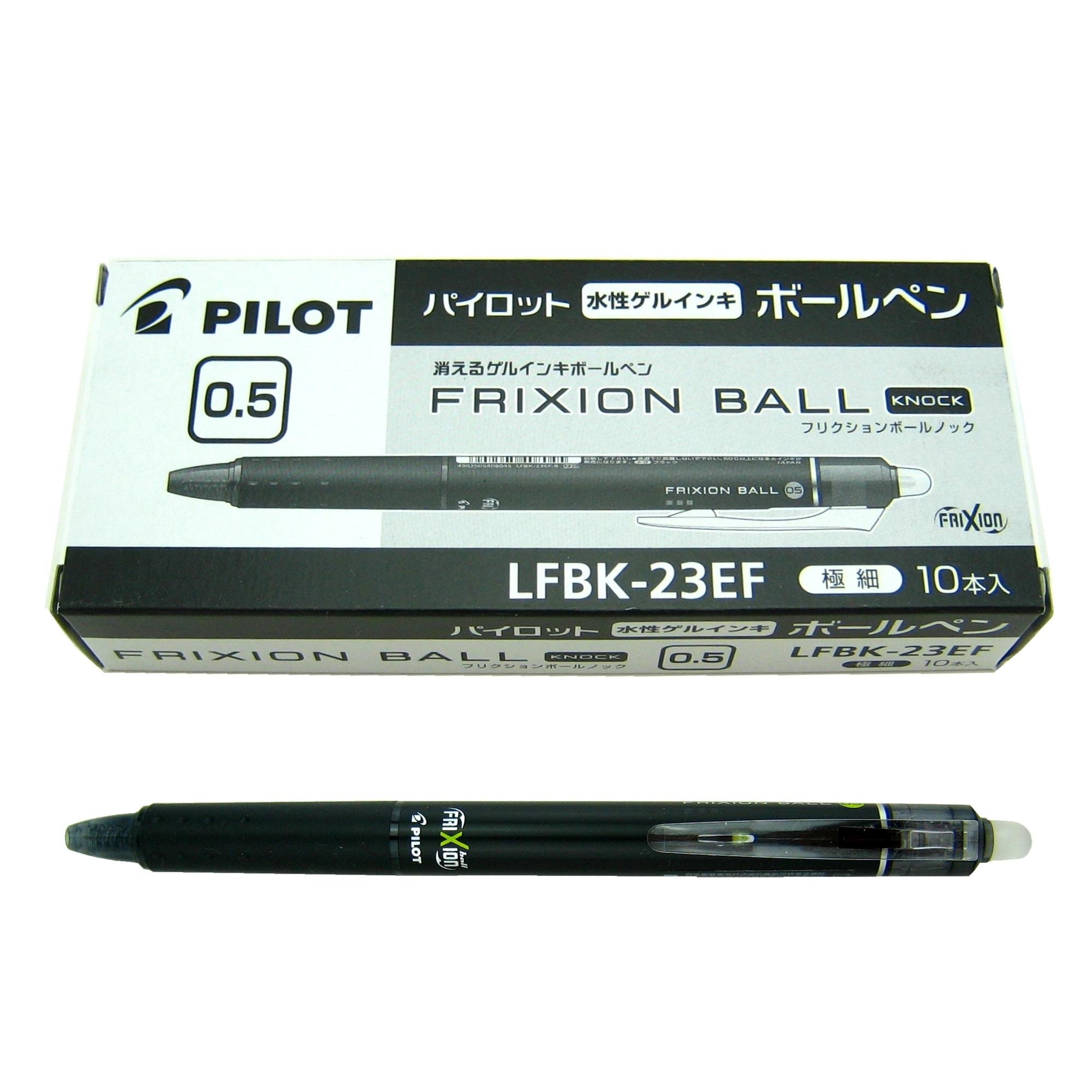 Amazon.com: 10pcs Pilot LFBK-23EF FriXion Ball Clicker 0.5mm