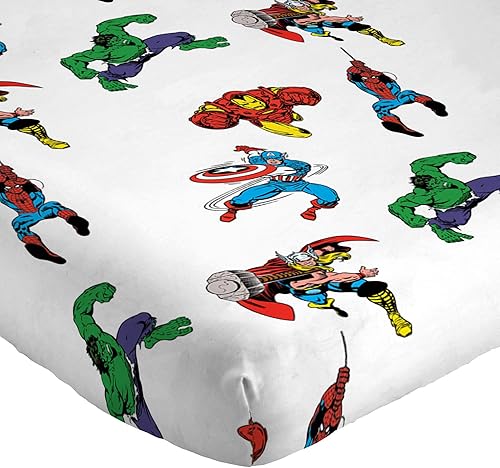 Miniatura 9 de Jay Franco Marvel Avengers Comic Cool - Paquete de ropa de cama individual de 8 piezas, incluye juego de cama, juego de sábanas